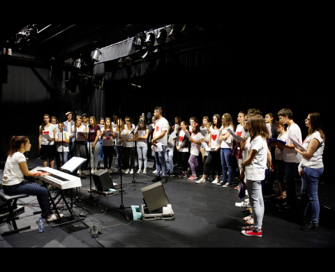 Collège-Mania choir : Sound recording by pascal 'pako' Flork